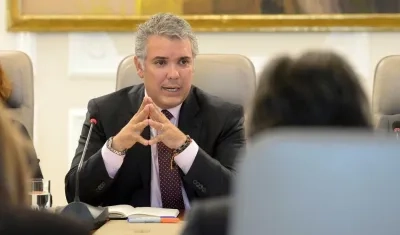 Iván Duque, presidente de Colombia.