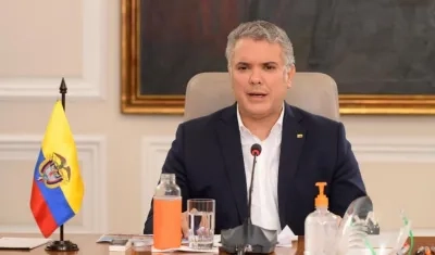 El Presidente Iván Duque, este miércoles.