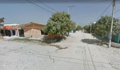 Sector del barrio Villa Rosa, donde ocurrió el atraco.