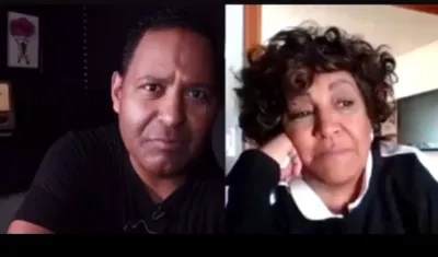 Fausto Arias y Milly Quezada.