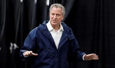 Bill de Blasio, alcalde de Nueva York.