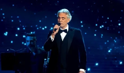 El tenor italiano Andrea Bocelli