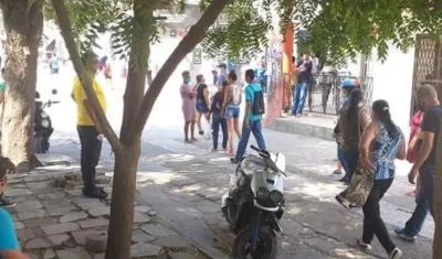 Una calle de Baranoa