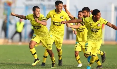 Jugadores del Deportivo Coopsol. 