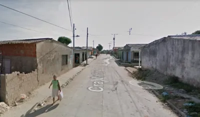 Lugar de los hechos en el barrio San Carlos.