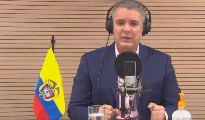Iván Duque, presidente de Colombia.