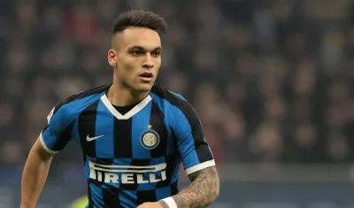 Lautaro Martínez, jugador del Inter. 