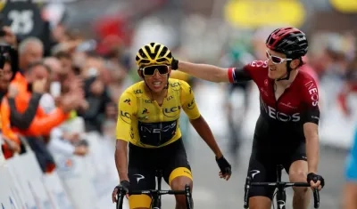 Egan Bernal, actual campeón del Tour de Francia. 