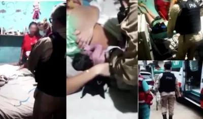 El personal realizaba controles de rutina por la zona cuando la futura mamá, comenzó con su trabajo de parto.