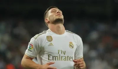 Luka Jovic, jugador del Real Madrid. 