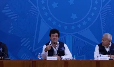 El ministro de Salud de Brasil, Luiz Henrique Mandetta.