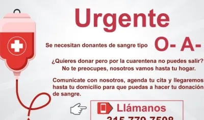 Mensaje de urgencia.