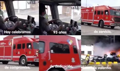 Cuerpo de Bomberos de Barranquilla llega a 93 años.