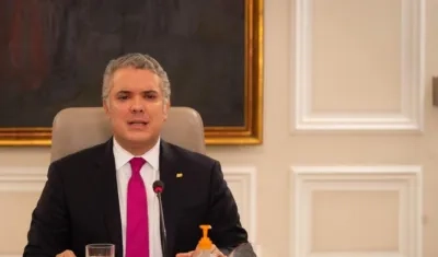 El Presidente Iván Duque.