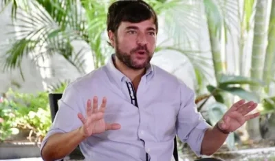 El Alcalde de Barranquilla, Jaime Pumarejo.