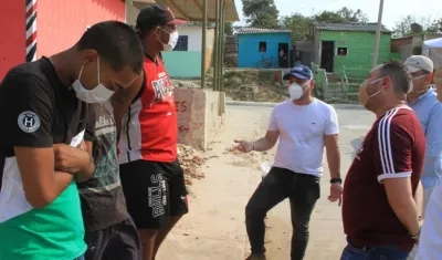 Las autoridades distritales buscando que haya una sana convivencia en los barrios.