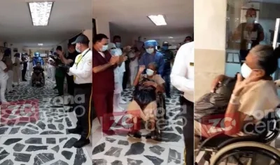 La adulta mayor que le ganó la batalla al coronavirus
