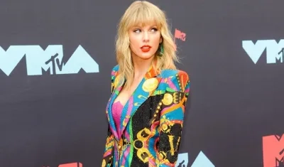 En la imagen un registro de la cantante estadounidense Taylor Swift, en Nueva York.