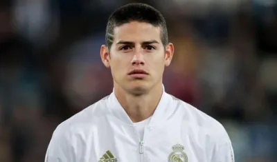 James Rodríguez, jugador colombiano.