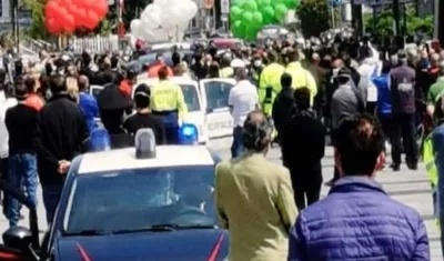 Funeral del alcalde de Saviano, Carmine Sommese.