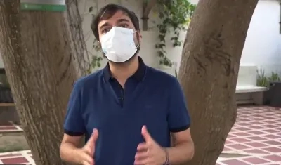 El Alcalde de Barranquilla, Jaime Pumarejo.