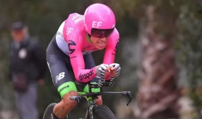El ciclista colombiano Rigoberto Urán.