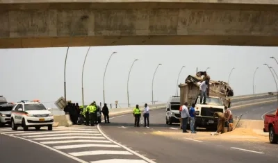 Lugar del accidente.