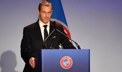 El esloveno Aleksander Ceferin, presidente de la UEFA.