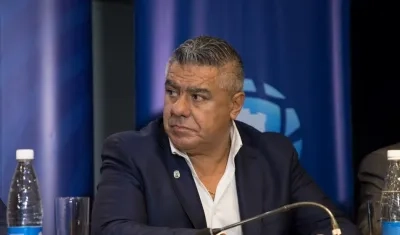 Presidente de la Asociación de Fútbol Argentino (AFA), Claudio Tapia. 