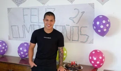 Juan Camilo 'Cucho' Hernández, delantero colombiano.