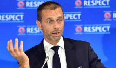 El presidente de la organización, Aleksander Ceferin.