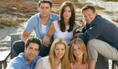 Protagonistas de la serie Friends.