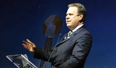 Ramón Jesurun, presidente de la Federación Colombiana de Fútbol.