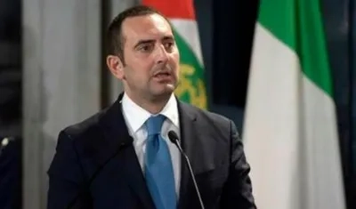 Ministro de Políticas para Juventud y Deporte italiano, Vincenzo Spadafora.