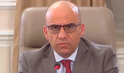 El Presidente del Banco Agrario, Francisco José Mejía.