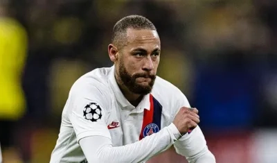 Neymar, delantero del París Saint-Germain (PSG),