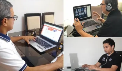 Aprendices siguen su formación en casa.