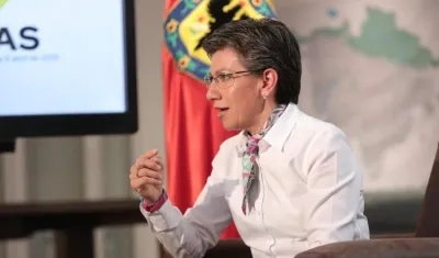 Claudia López, alcaldesa de Bogotá.