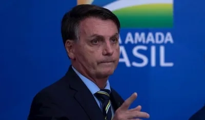El presidente de Brasil, Jair Bolsonaro.