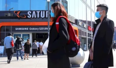 Así se encuentra Berlín, Alemania.