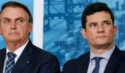 Jair Bolsonaro y Sergio Moro.