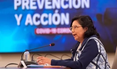 Representante de la OPS/OMS en Colombia, Ginna Tambini.