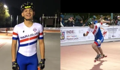 José Daniel Moncada es colombiano y compite por Paraguay.