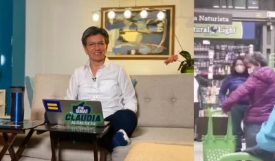 Claudia López y Angélica Lozano.