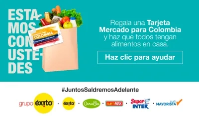 Tarjeta mercado para Colombia