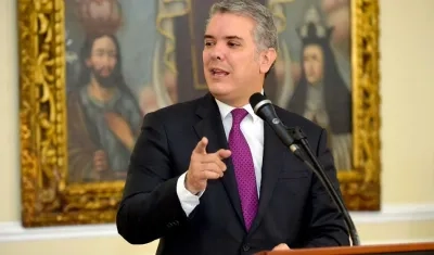 El Presidente de la República, Iván Duque.