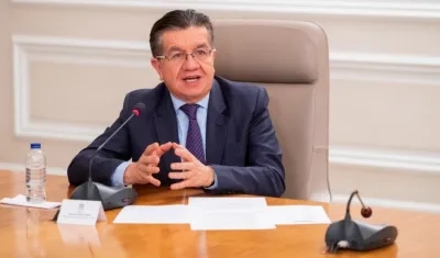 El ministro de Salud y Protección Social, Fernando Ruiz Gómez.