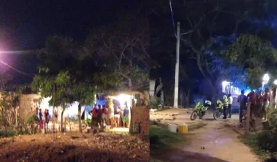 La Policía del Atlántico acudió al lugar de los hechos.