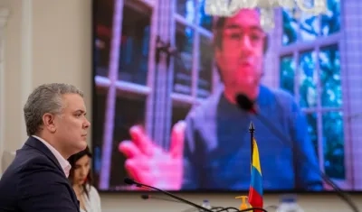  Luis Alberto Moreno, presidente del BID, y el Presidente Iván Duque.