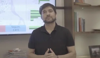 El Alcalde de Barranquilla, Jaime Pumarejo.